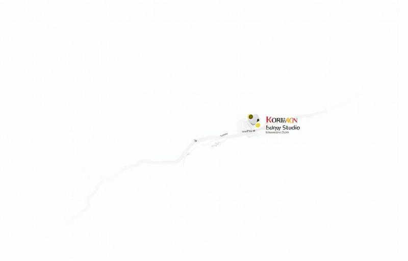 Map showing the general area of Shibuya where Sakura Dance Studio is located.